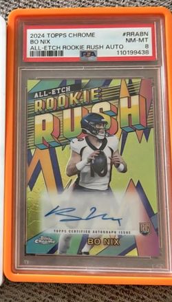 Bo Nix Rookie Autograph