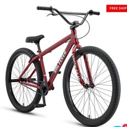 SE Bikes Big Flyer 29" BMX Bike Maroon Sparkle