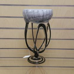 Glass Vase / Candy Dish / Candle Holder ( NEW  )