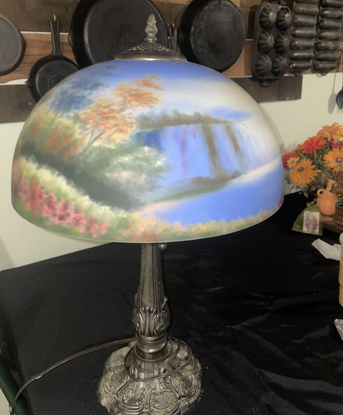 Hand painted lamp 