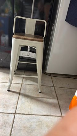 Metal bar chairs $25 each