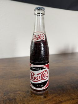 1958 Pepsi-Cola Glass Bottle