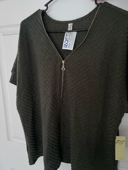 Dark green shirt