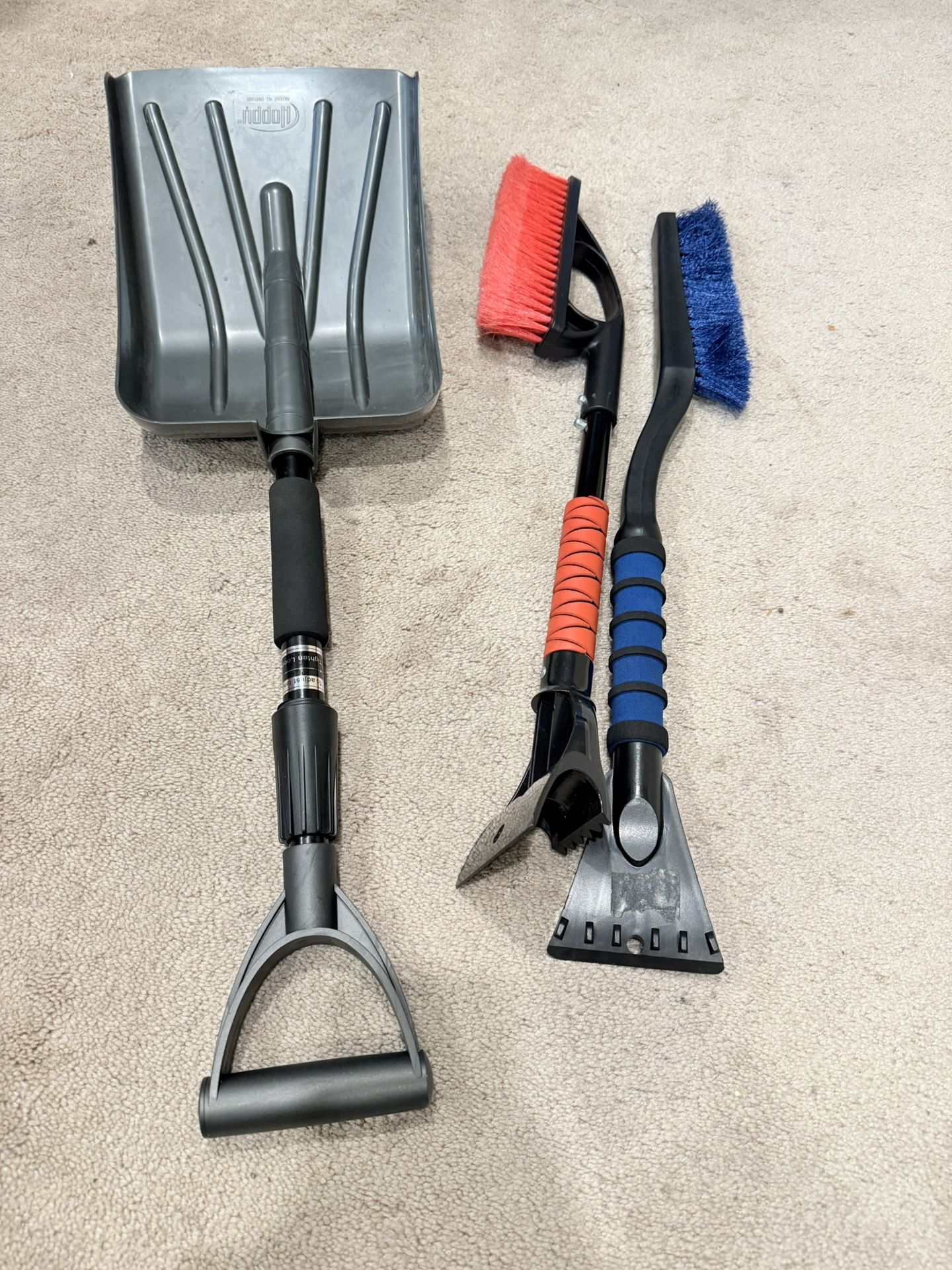 Winter Car Kit – 3-Piece Snow & Ice Removal Set (Brush + Scrapers + Shovel)
