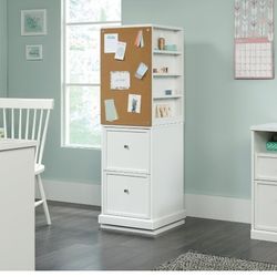 Crafting Tower That Turns And Has Storage With Pegboard