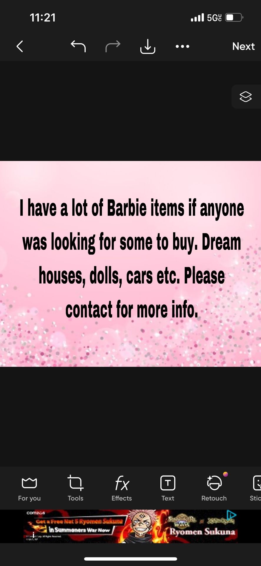 Lots And Lots Of A Barbie Doll Items