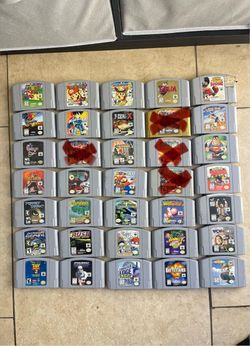 Nintendo 64 games authentic
