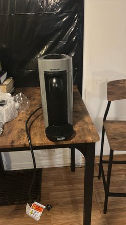 Nespresso Vertuo Next Capsule Coffee Machine Gray/Black w Tank & Tray