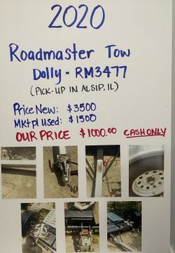 Road master tow Dolly / garage Sale
