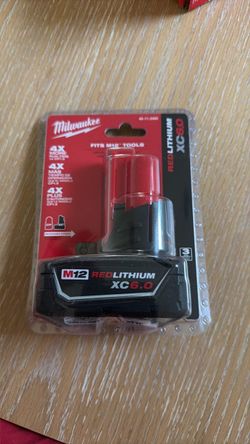 Milwaukee new M12 battery 6.0