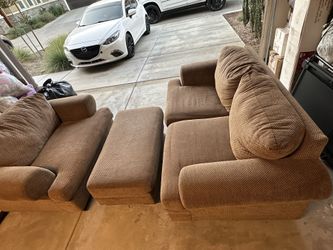 Couches And Ottoman 
