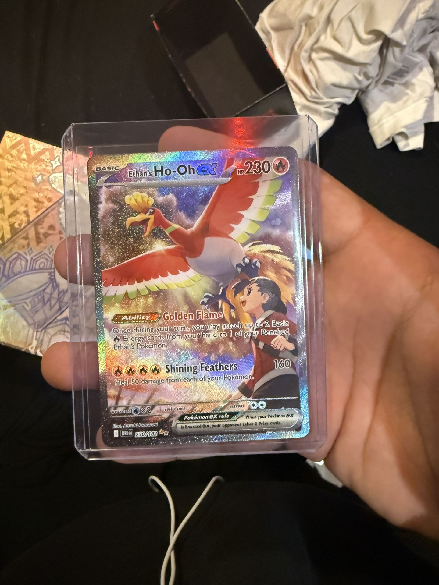 Ethan’s Ho-Oh Ex Pokemon Card