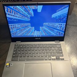 ASUS - Chromebook CM1402 14" FHD Laptop - MediaTek Kompanio 520 - 4GB Memory - 64GB eMMC - Gravity Gray