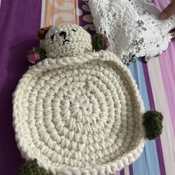 coasters and holder handmade