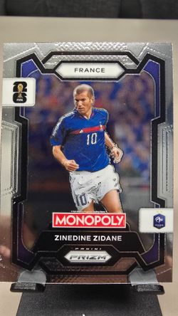 SILVER PRIZM PANINI ZINEDINE ZIDANE