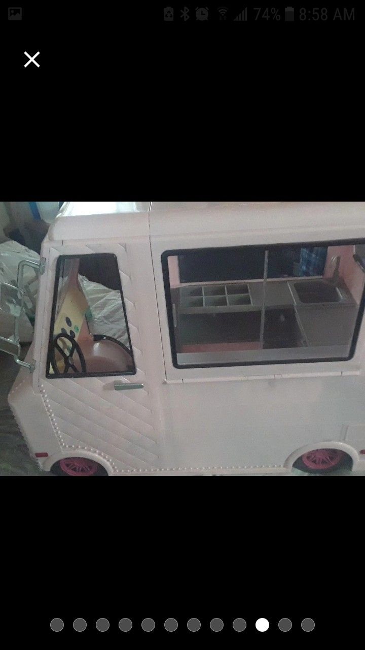 Our Generation Icecream truck And Doll