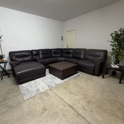 Can drop off recliner sectional