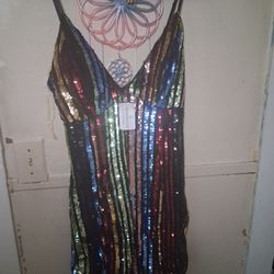 Windsor Sequined Multicolor Mini