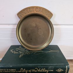 Vintage Brass Pocket Change Paperweight 