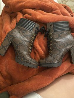Snake Skin Boots