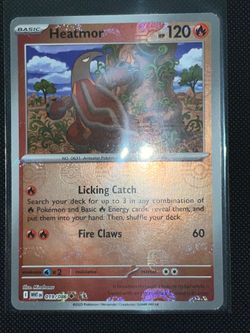 Masterball Pattern Heatmor #19 White Flare Pokemon TCG