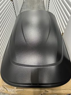 Rooftop Cargo Box Carrier Lockable Heavy Duty Car Top Storage Egg Case, 53" L x 34" W x 15" H 