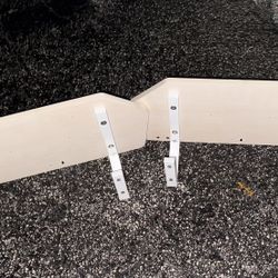 Set of 2 ✌️ Modern White Floating Wall Shelf / Desk Shelf – Minimalist Home Decor