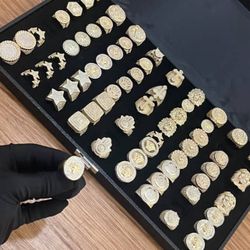 2 for 120$ plated top of the line rings