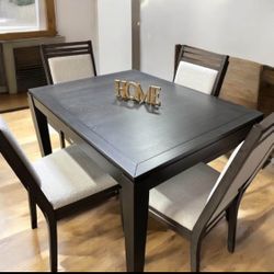 New Solid 5 Piece Boucle Dining or Kitchen Set 