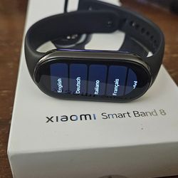 New Xiaomi band Mi 8 Amoled 1.62” Global Edition Black Smartwatch Fitness Tracker 