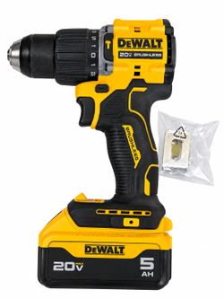 DeWalt 20v Brushless Hammer drill driver with 5Ah battery (no charger)