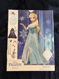Disney Parks Elsa Disney Story Doll ; Frozen; 11 1/2'' New With Tag