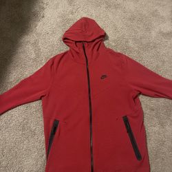 Red Nike Tech Jacket