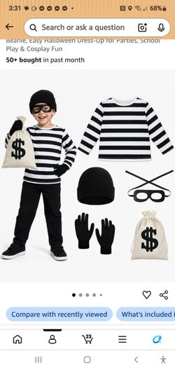Bank robber costume for halloween
