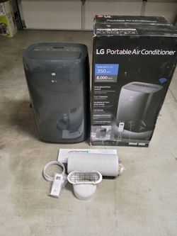 LG 12,000 BTU Ashrae  8,000 BTU (DOE) Portable Air Conditioner AC Cools 350 Sq. Ft.