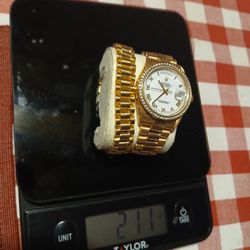 18k Gold Presidential Rolex Plus Bracelet