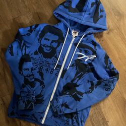 Asaali Zip-Up Blue Size Large 