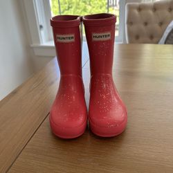 Girls Hunter Boots Size 9