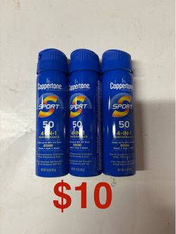 Coppertone Sunscreen Spray Travel Size Bundle