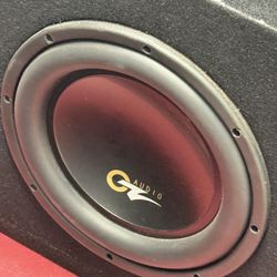 10” Sub Woofer Ported Bass Box With Amp