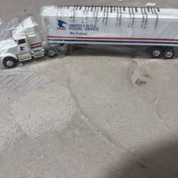 Doe Cast Metal U.S. Tractor Trailer
