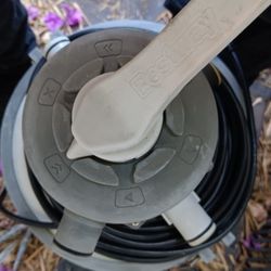 This is a pool pump that comes with 1/2 bag of of salt.