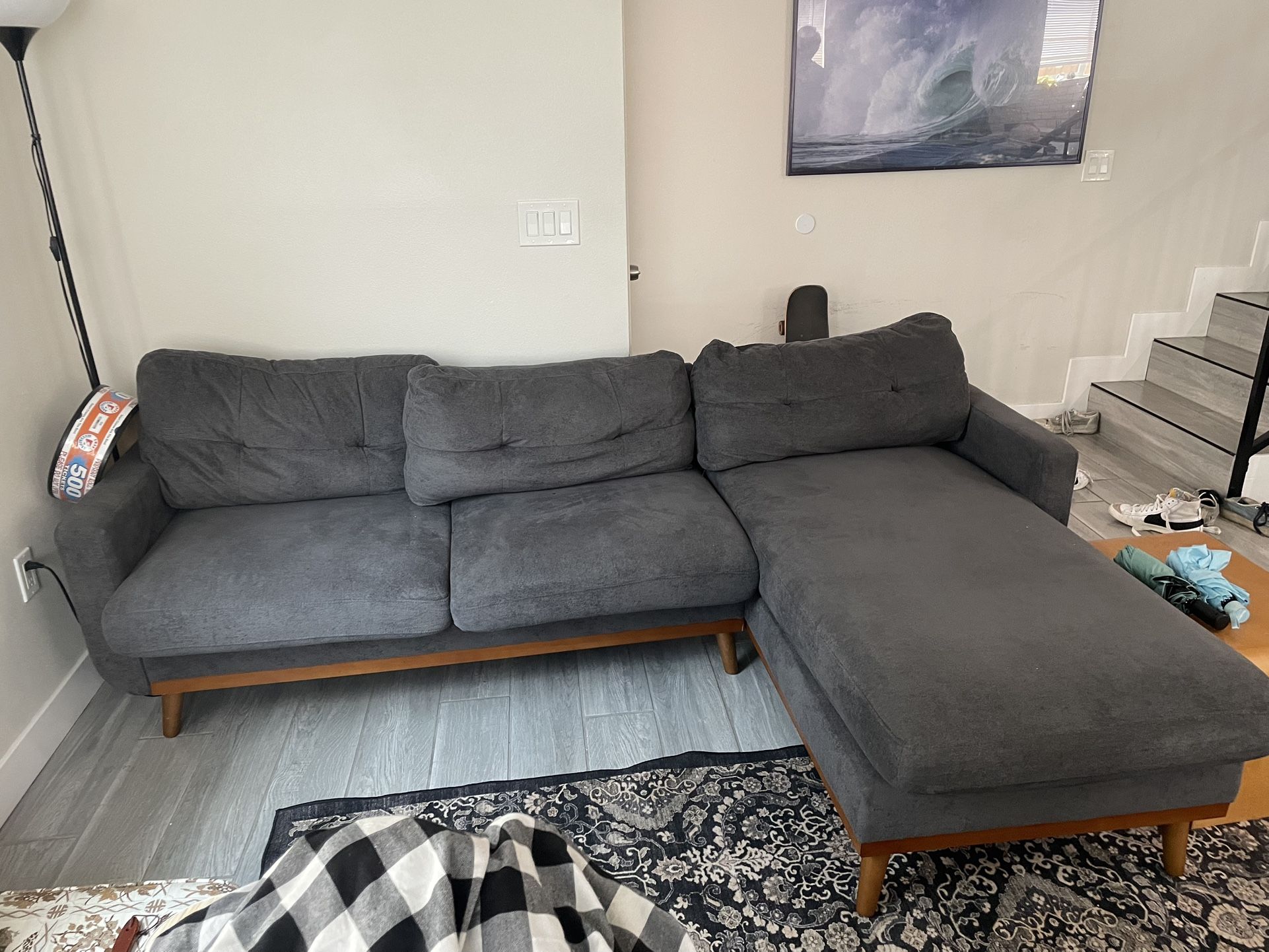 Grey Sectional Couch