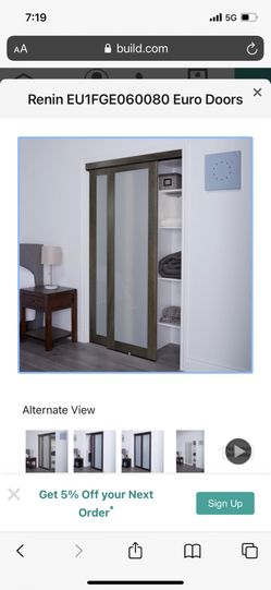 Renin EU2450IAFGE060080 Euro Closet Door 60x80”