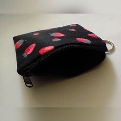 FREE ADD-ON WITH PURCHASE Strawberry Coin Purse NEW 