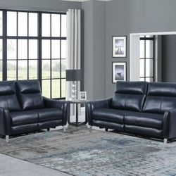New Style Sofa And Loveseat With Power Recliners