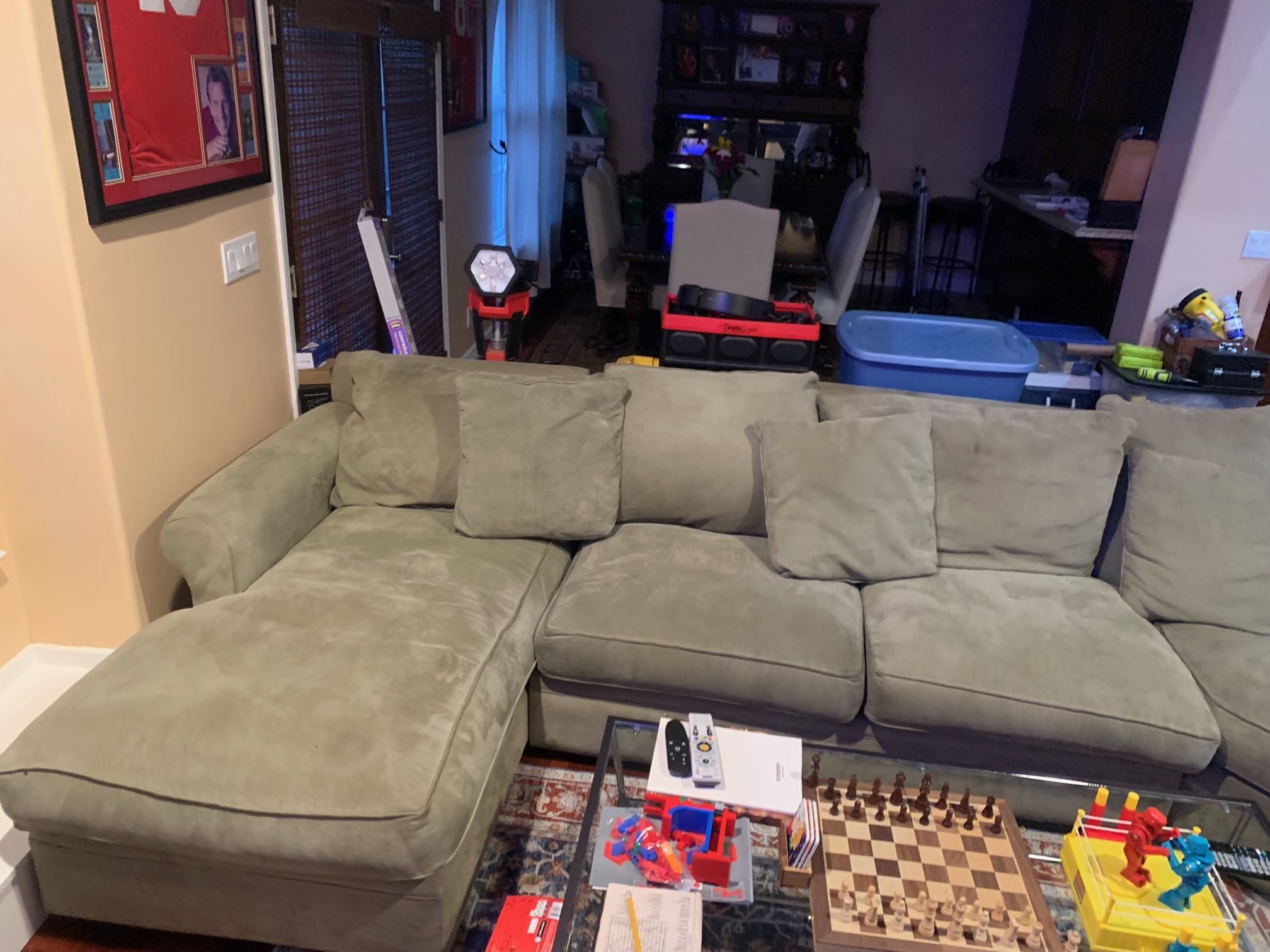 Sage Brown couch