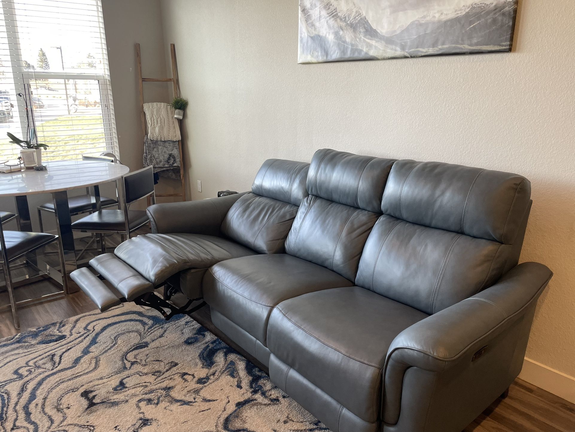 Ashley Furniture Leather Recliner Couch 