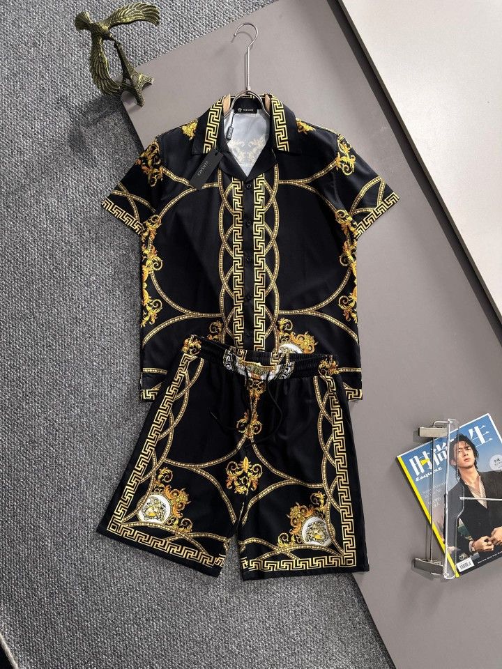 Versace 2025 LOGO full print suit