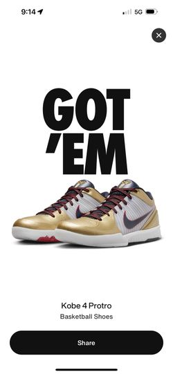 Kobe 4 Gold Medal